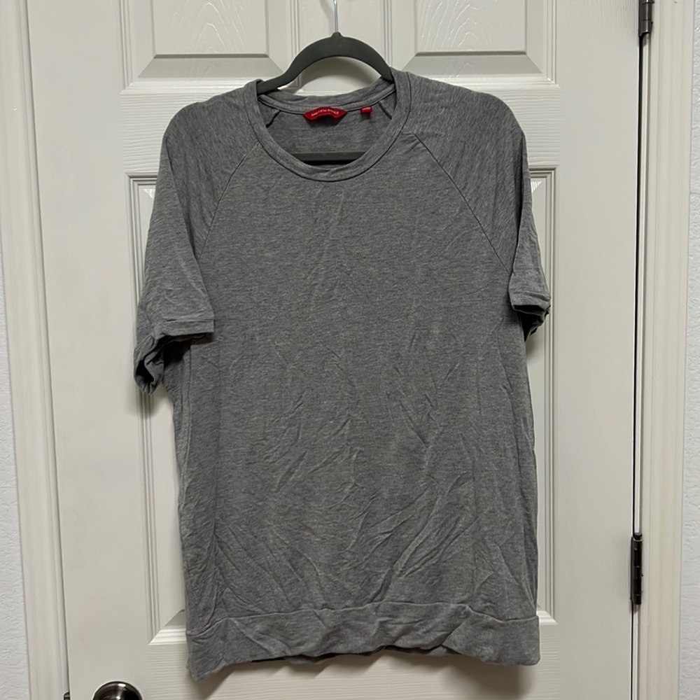 Saks, grey, men’s shirt. Thick material